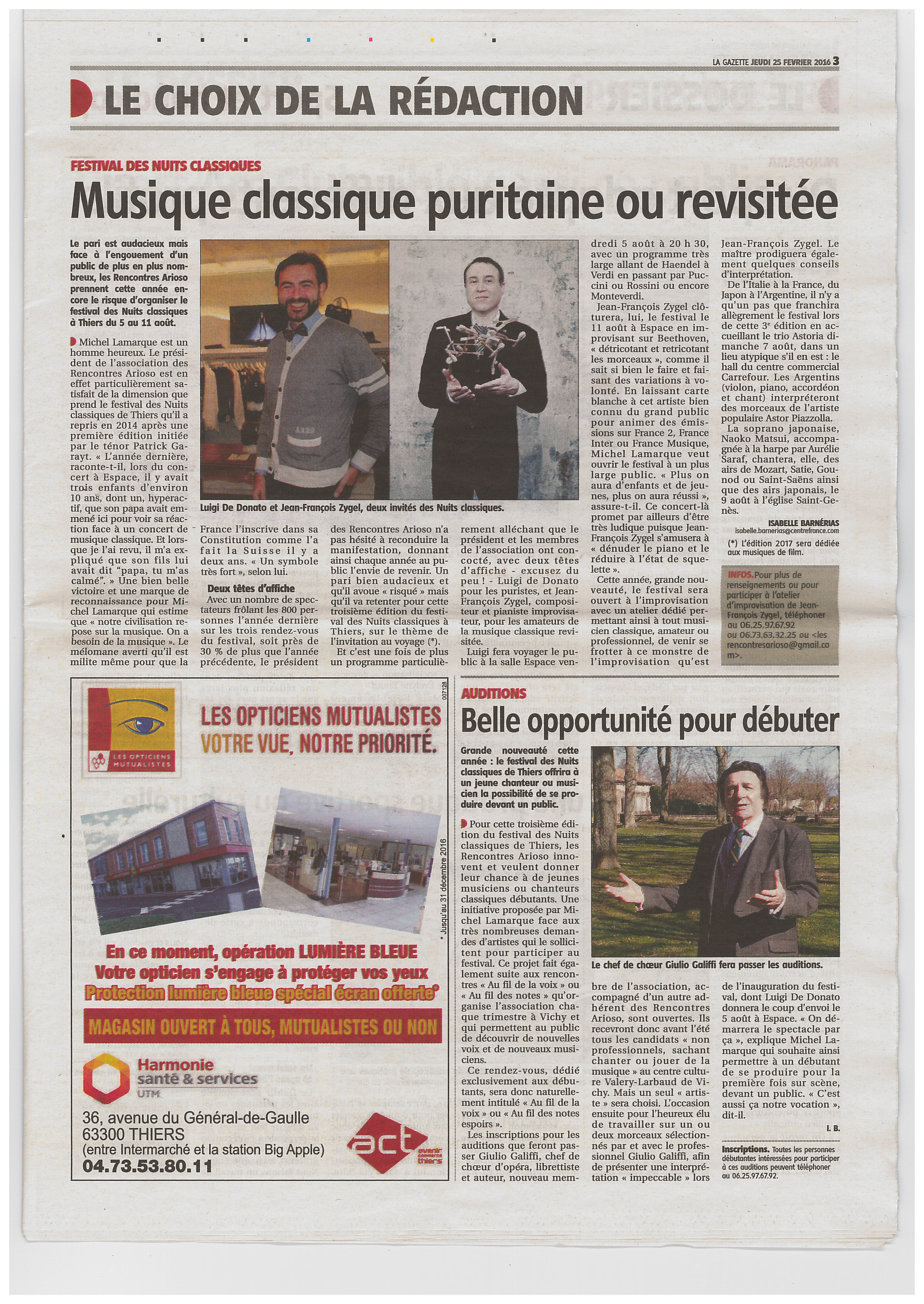 la gazette 25 02 2016