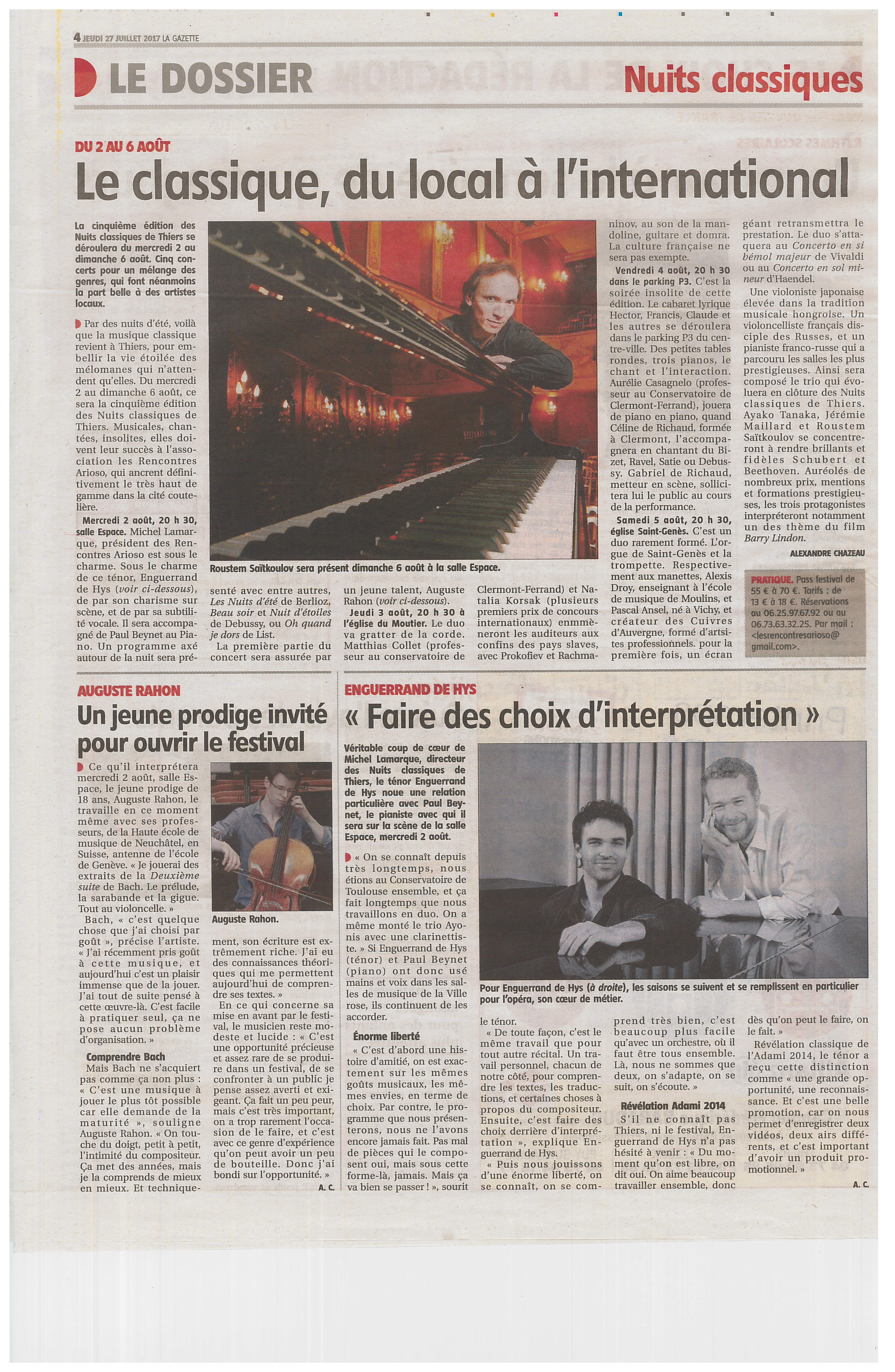 rencontres la presse