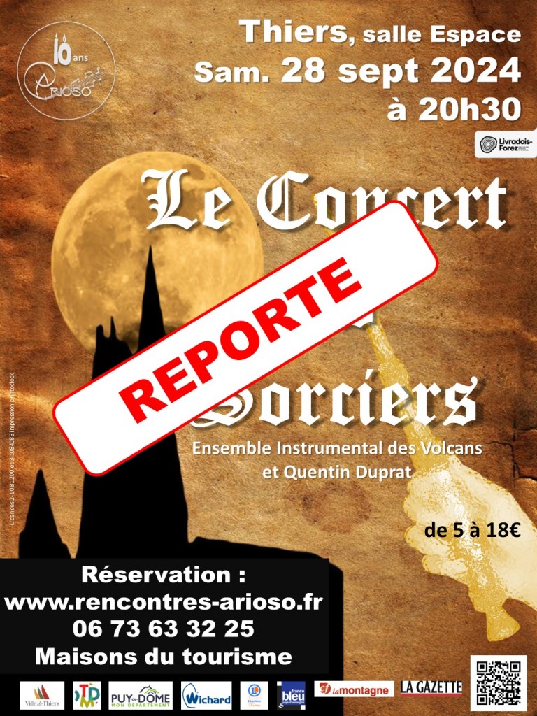 affiche sorciers REPORTE